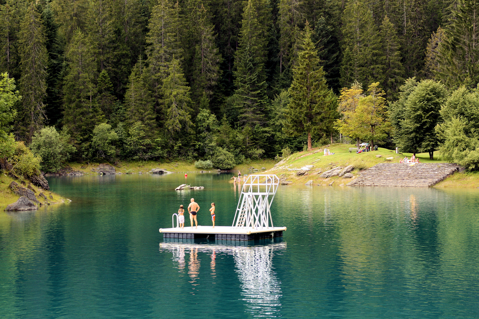 Erfrischen-Caumasee