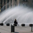 erfrischung am stachus in münchen .... vom archiv