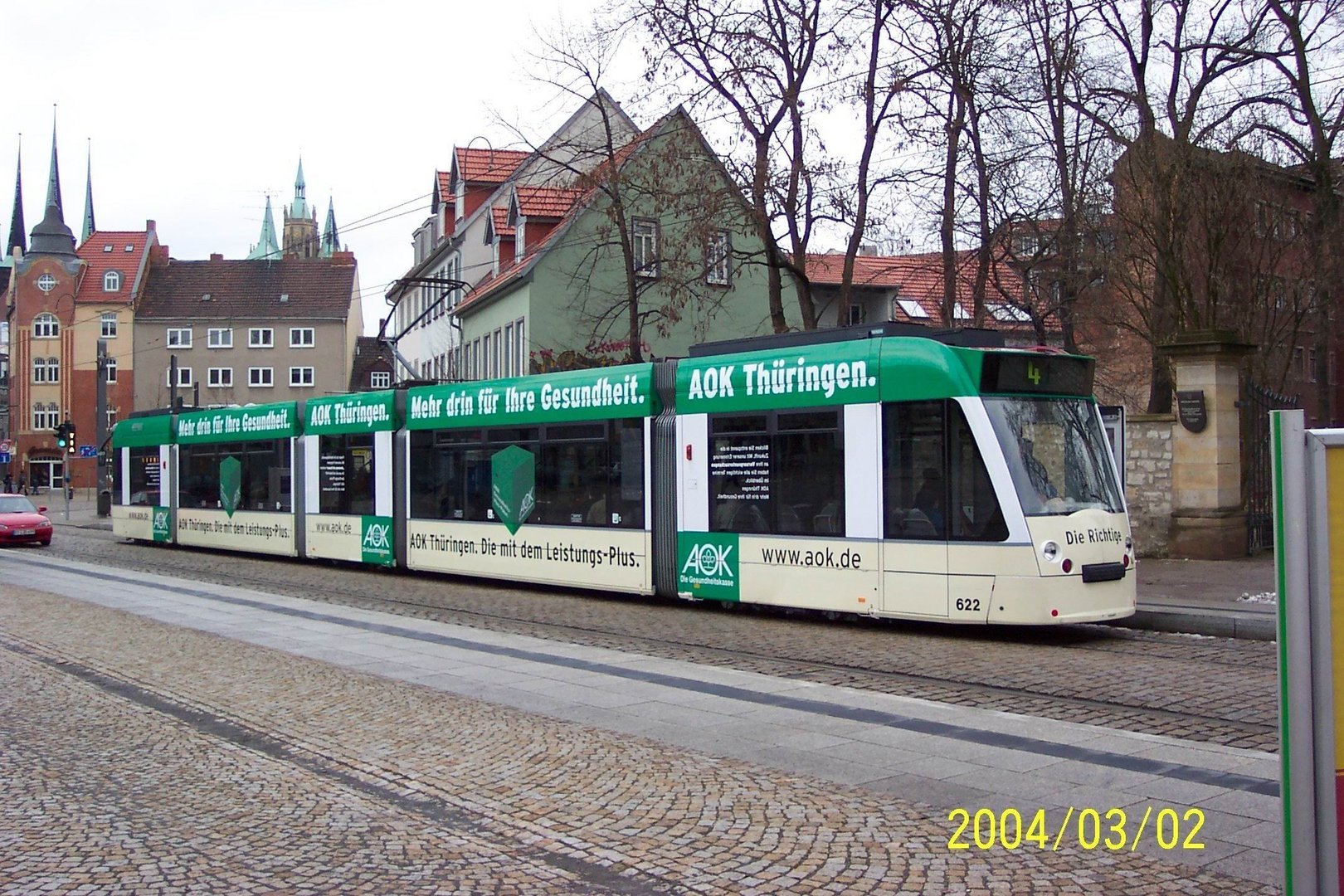 Erfurt 622 (2004) Combino Basic 5teilig [Mainzerhofplatz]