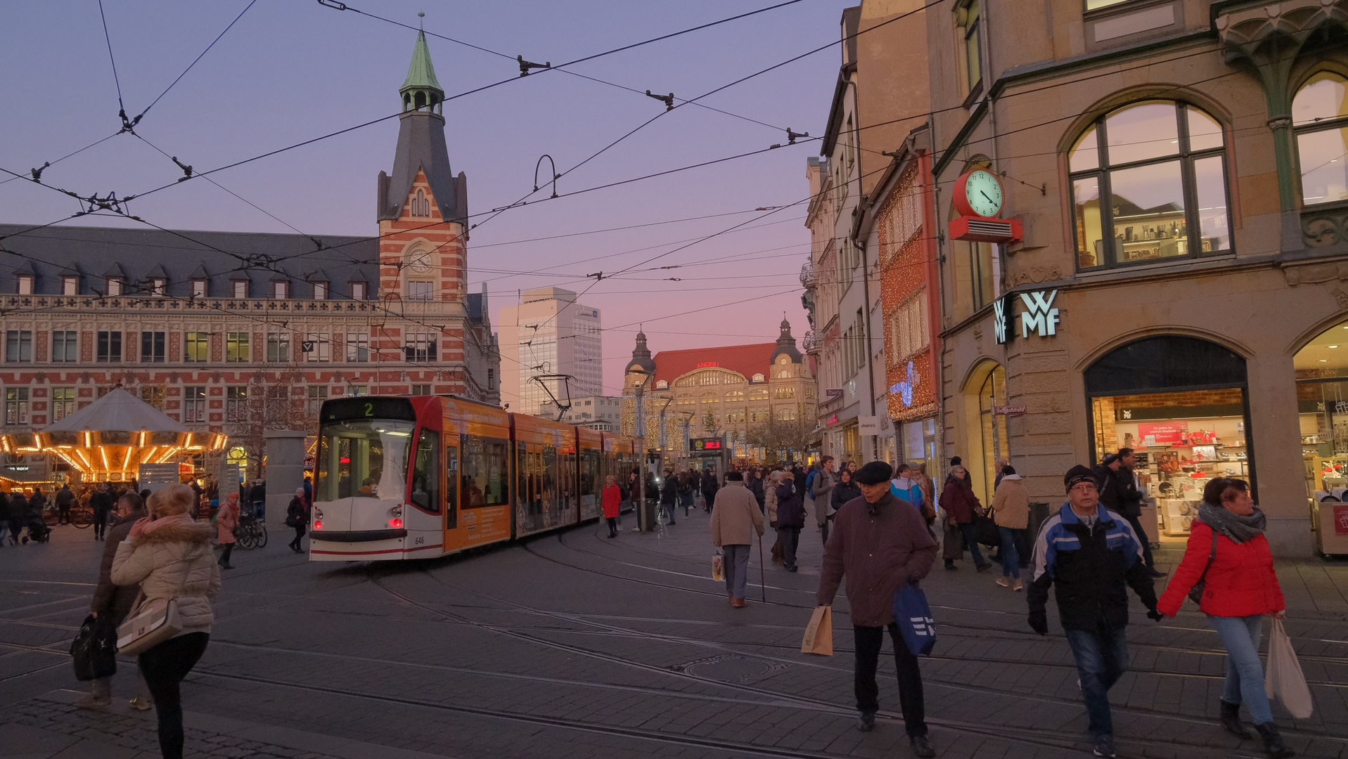 Erfurt, abends (Erfurt, por la tarde)