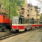 Erfurt am 7. Mai 1991: Baustellenbetrieb