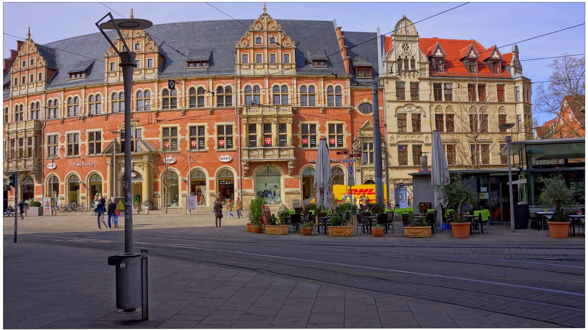 Erfurt, Am Anger (la plaza Erfurt, Am Anger (la plaza