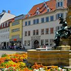 Erfurt, an meinem Lieblingsbrunnen (Erfurt, en mi fuente favorito)