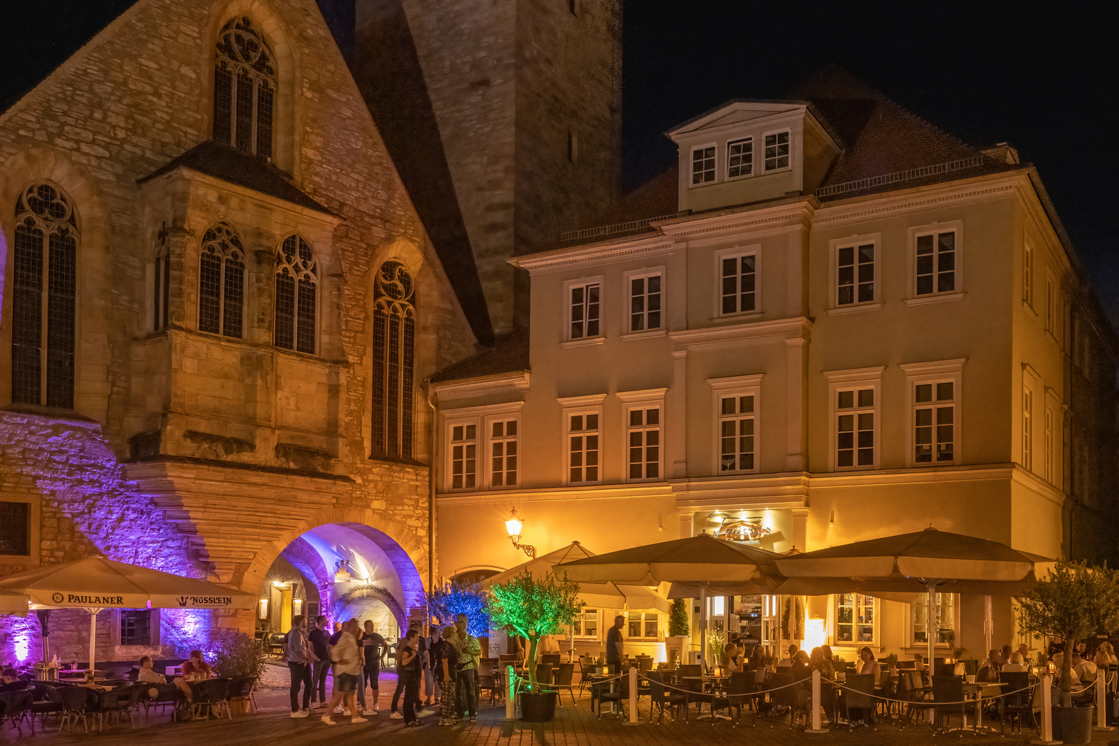 Erfurt bei Nacht