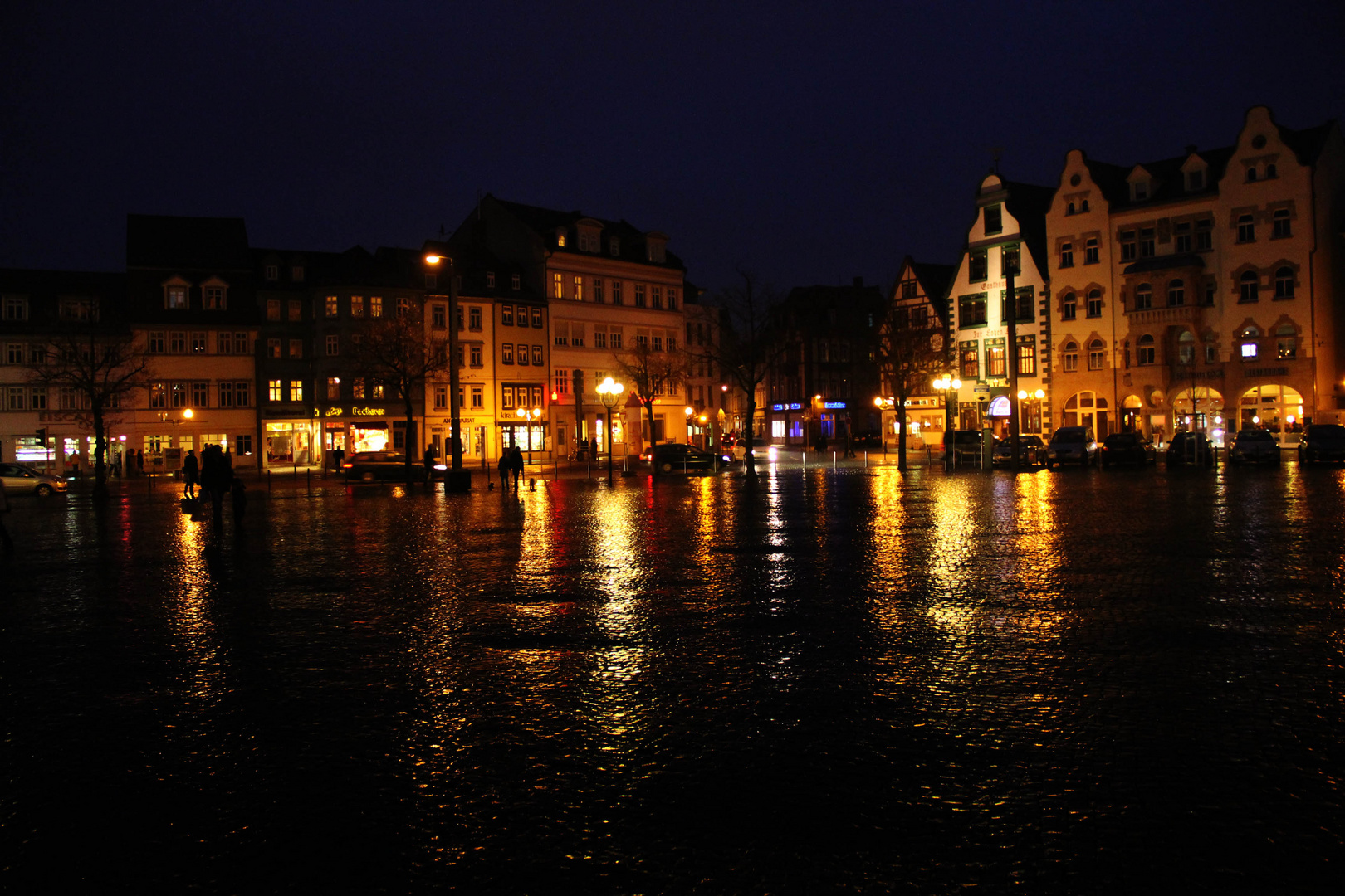 Erfurt bei Nacht