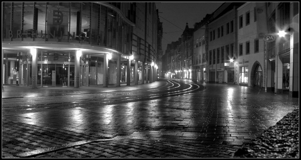 Erfurt bei nacht
