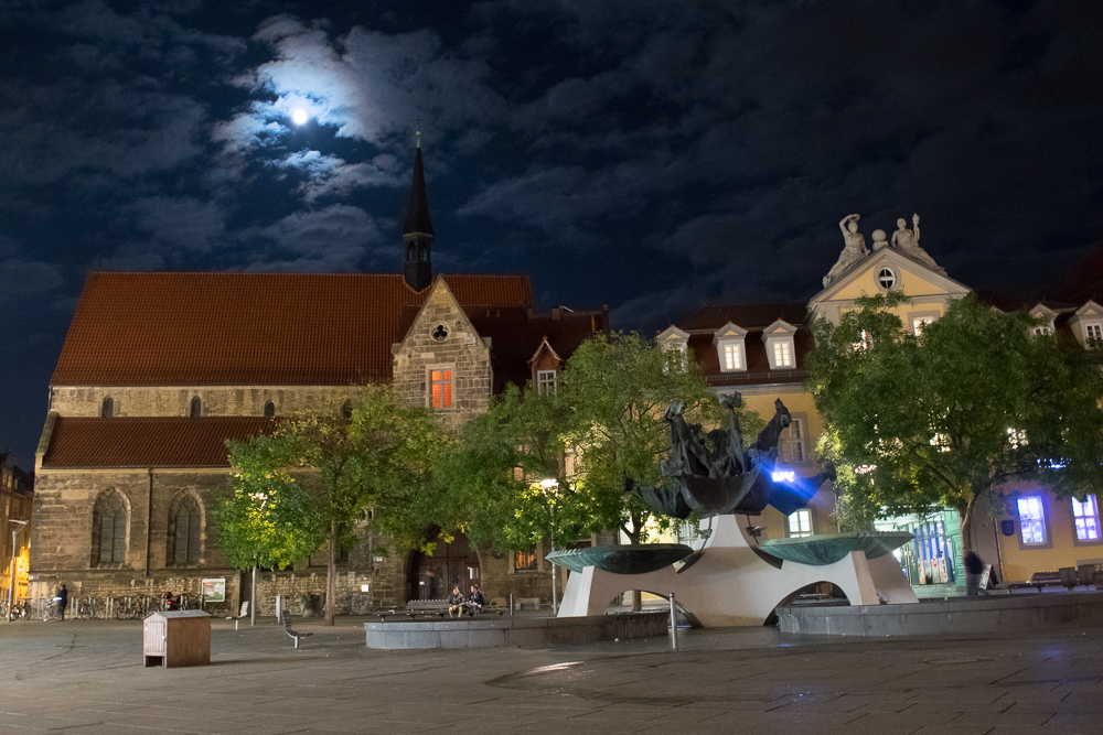 Erfurt bei Nacht