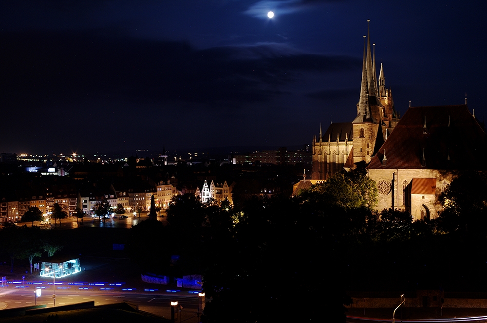 Erfurt bei Nacht