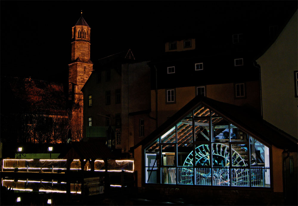 Erfurt bei Nacht