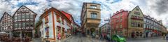 Erfurt Blick in die Krämerbrücke