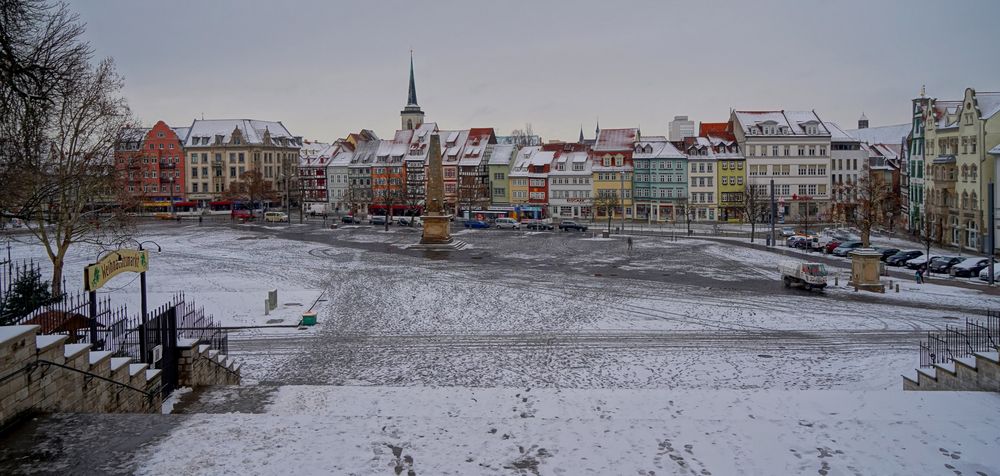 Erfurt, Blick vom Dom (Erfurt, vista de la catedral)