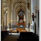 Erfurt, catedral, interior, vista al órgano