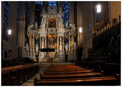 Erfurt, catedral, vista al altar (Dom, Blick zm Altar)