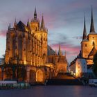 Erfurt Dom at Sunset