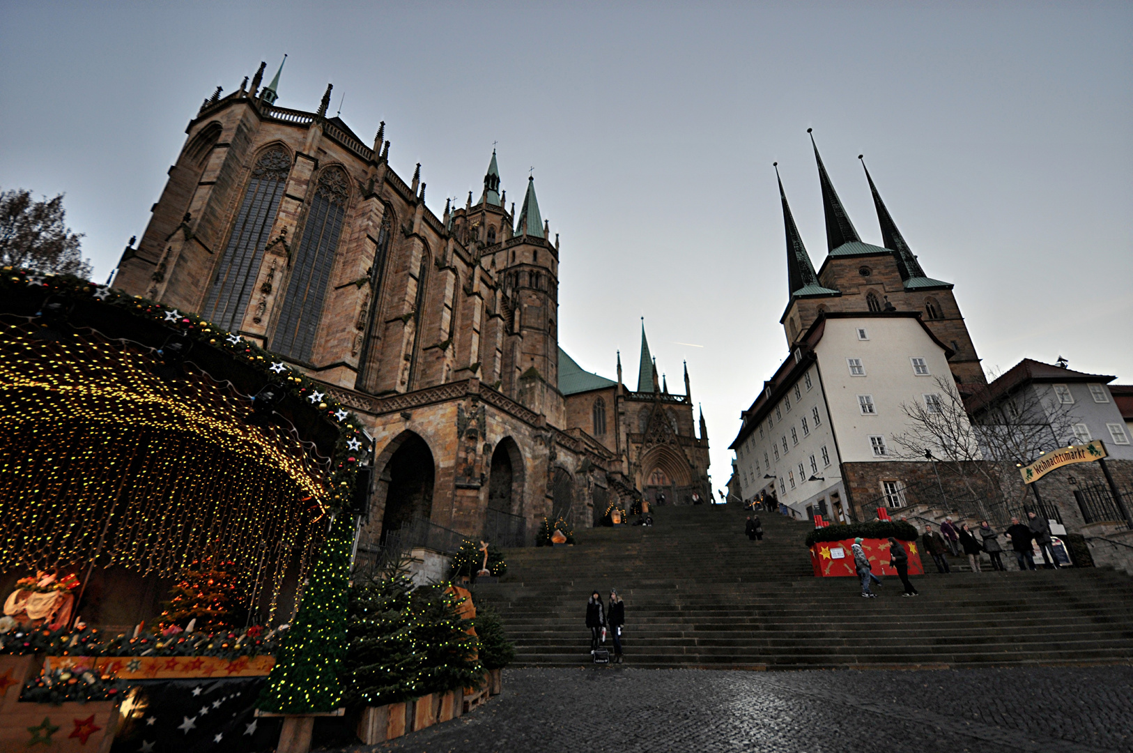 Erfurt . Dom und Severikirche