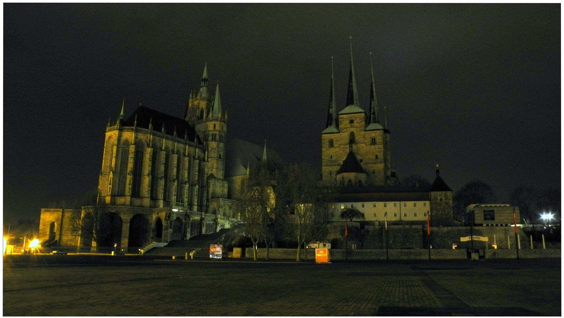 Erfurt, Dom und Severikirche (catedral y iglesia "Severikirche")