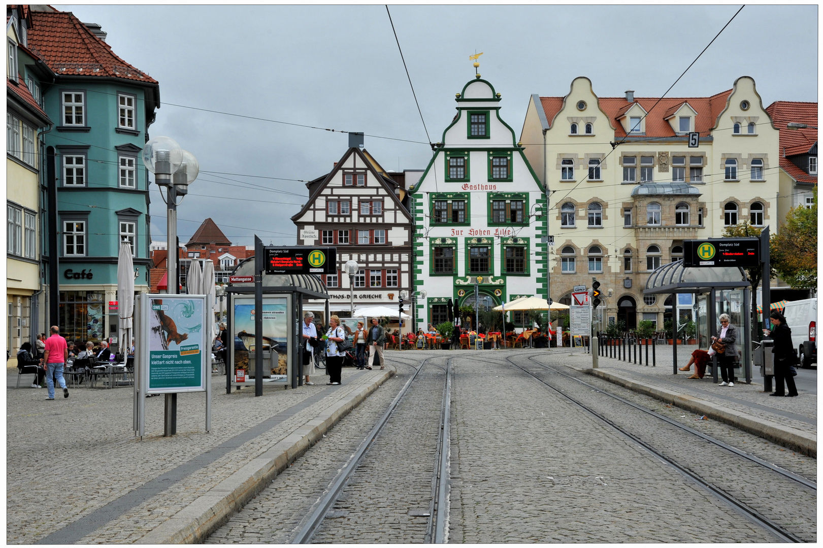 Erfurt, dos restaurantes, donde se puede comer muy bien (zwei gute Restaurantes)