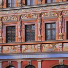 Erfurt, ein Detail des schönen Hauses am Fischmarkt