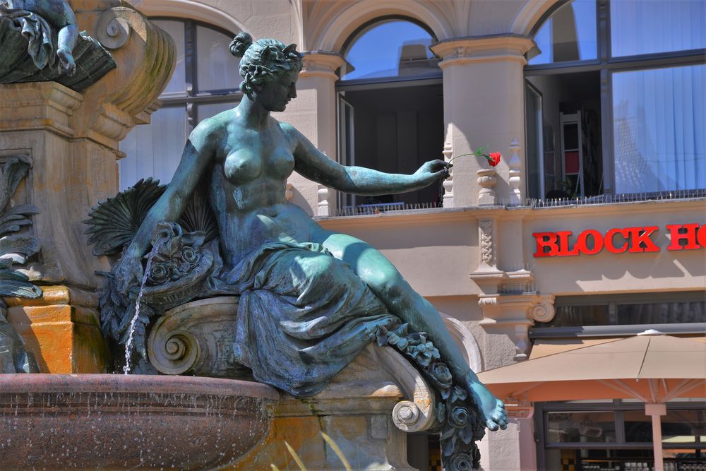 Erfurt, ein schönes Detail vom Angerbrunnen