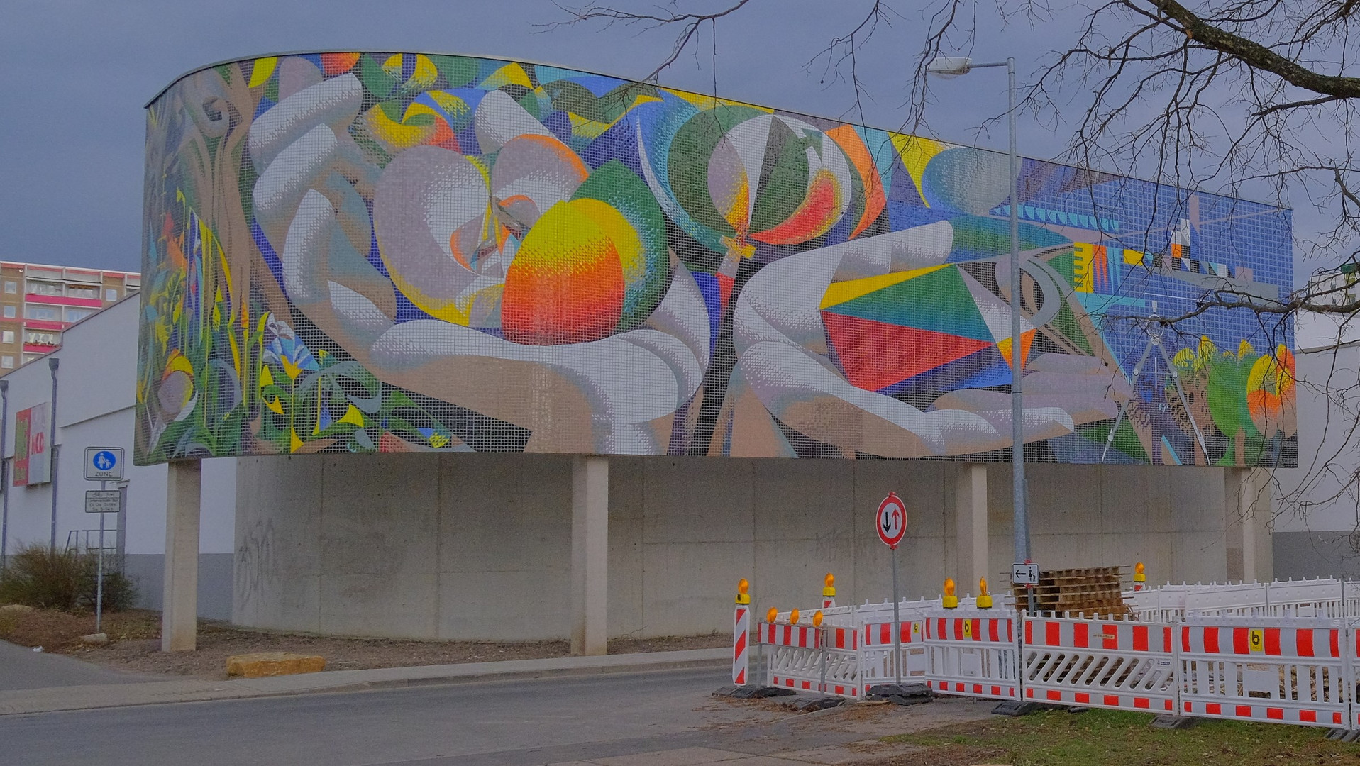 Erfurt, ein tolles Wandbild, 2 (Erfurt, un mural fantástico, 2)