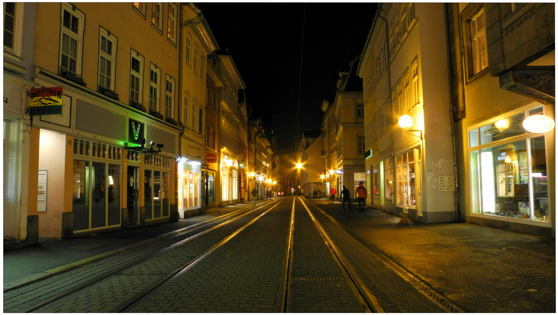 Erfurt, gestern abend (Erfurt, anoche)