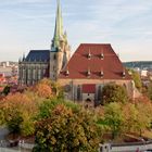 Erfurt im schönen Herbst ( mit Severikirche und Erfurter Dom )