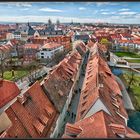 Erfurt - Krämerbrücke von oben