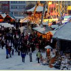 Erfurt, Plaza de la catedral, mercado navideño (Domplatz, Weihnachtsmarkt)