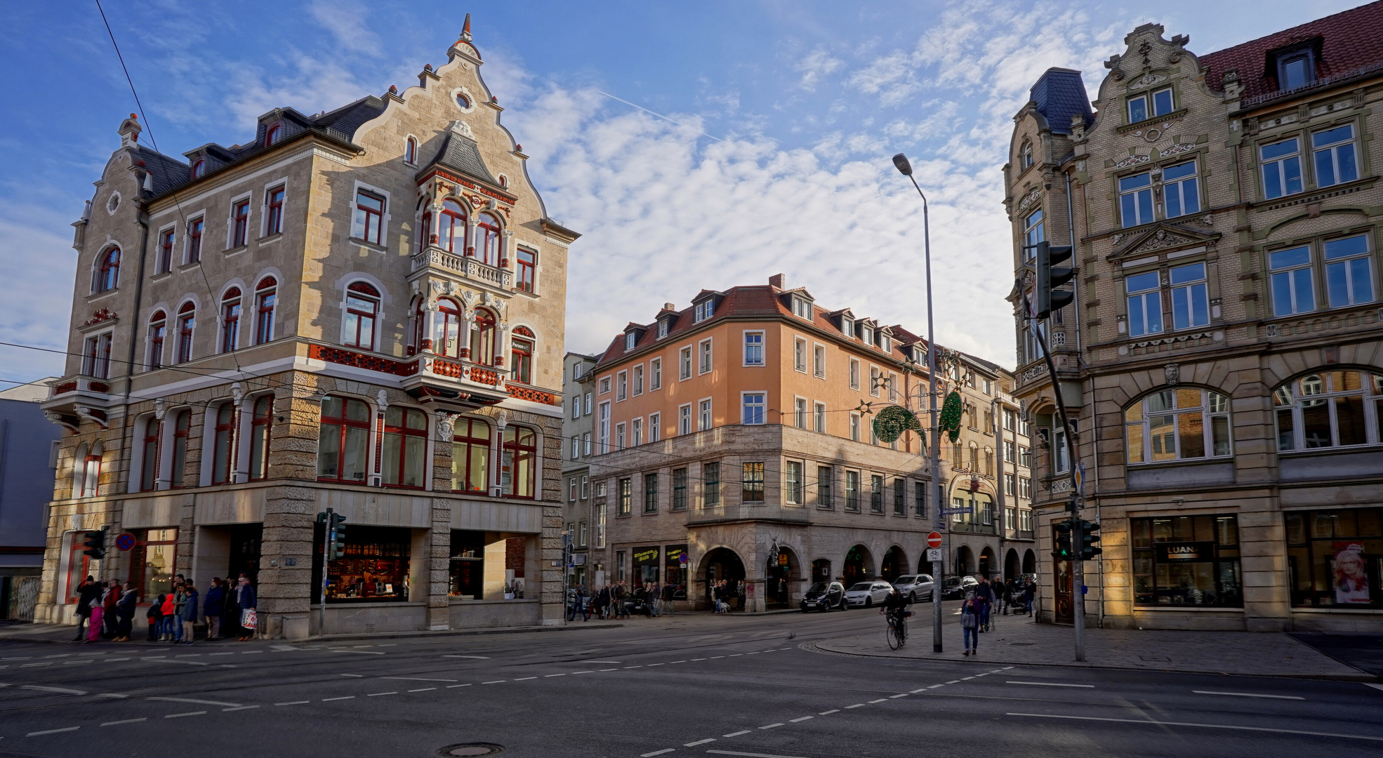 Erfurt, schöne Häuser (Erfurt, casas hermosas)