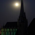 Erfurter Dom bei Nacht