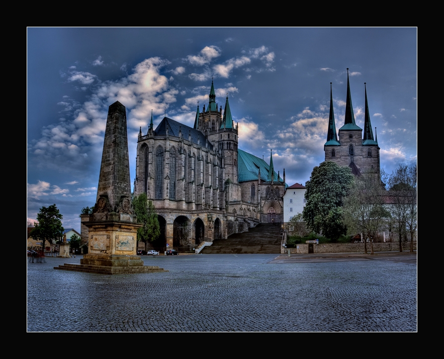 Erfurter Dom Foto Bild bearbeitungs techniken hdri Erfurter Dom Foto Bild bearbeitungs techniken hdri