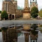 Erfurter Dom nach dem Regen