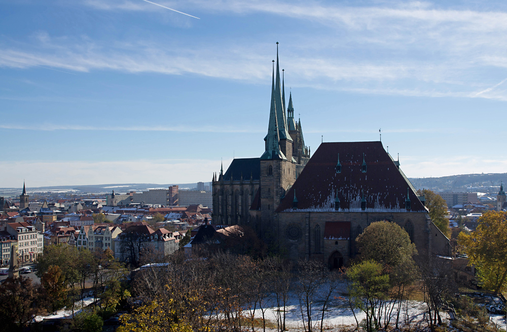 Erfurter Dom, Sankt Severi und etwas Schnee