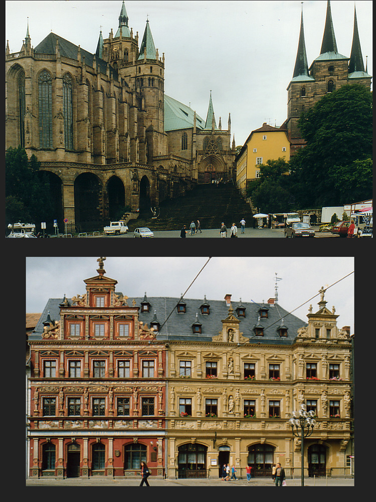 Erfurter Dom und Am Fischmarkt