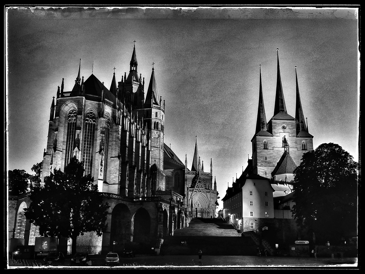 Erfurter Dom und St Severi