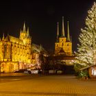 Erfurter Domplatz bei Nacht