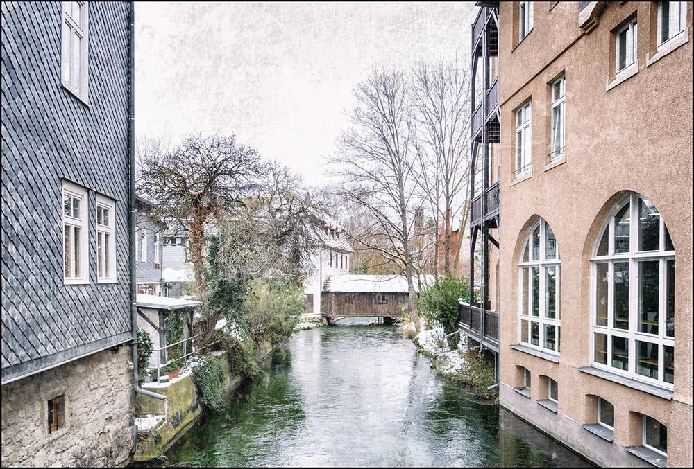 Erfurter Fluss-Winter