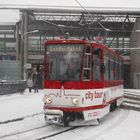 Erfurter Tatra Stadtrundfahrt im Schnee 4.