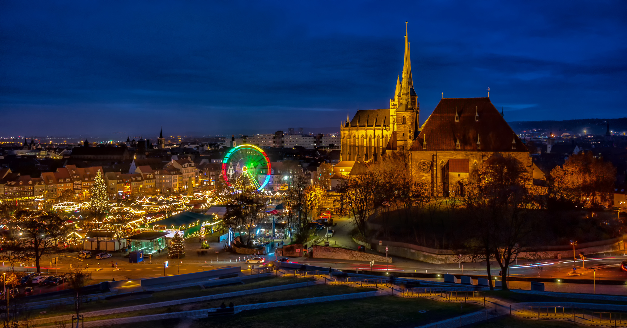Erfurter Weihnachtsmarkt 2022 Foto & Bild architektur, deutschland