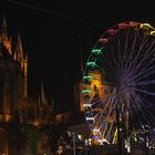 Erfurter Weihnachtsmarkt mit Blick zum Dom