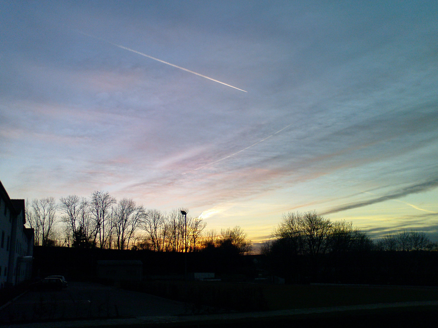 Erfurt's Abendhimmel