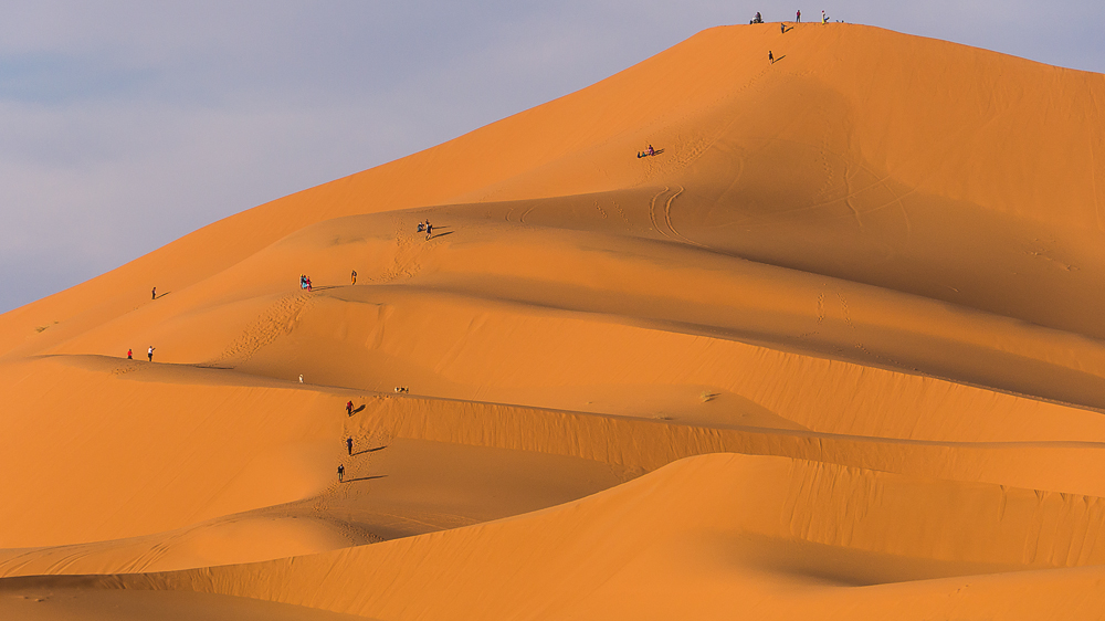 Erg Chebbi am Sonntag