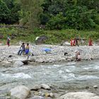 Erholung am Budhi Gandaki