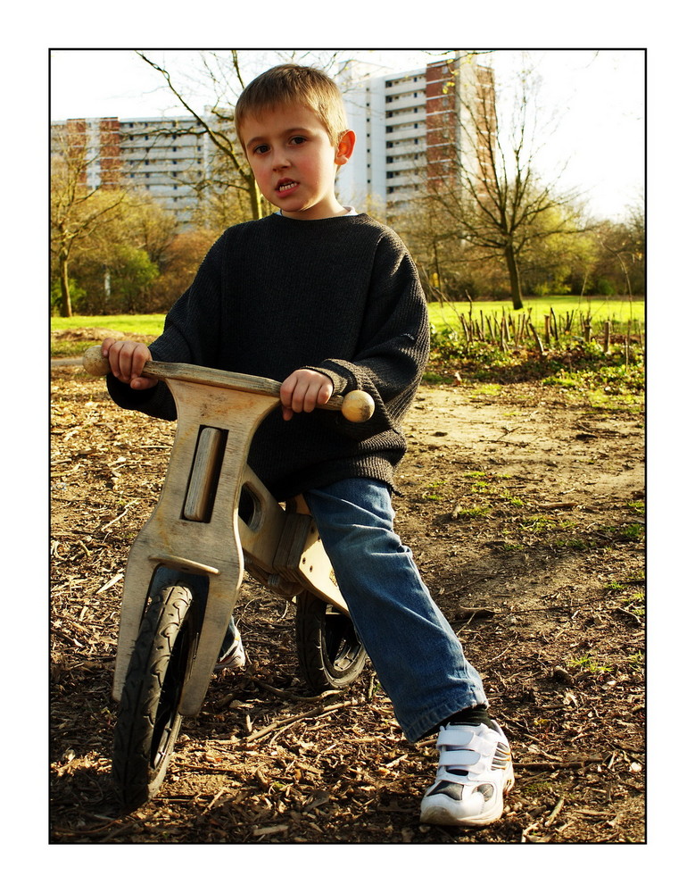 Eric mit Ghettobike