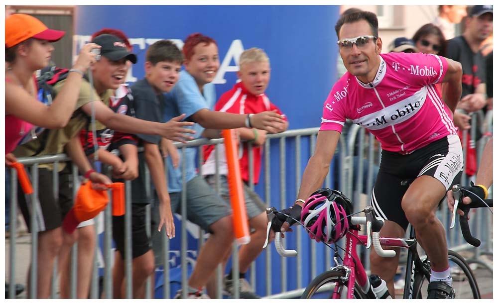 Erik Zabel (fast) zum Anfassen