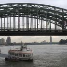 Erinnern in Köln - Hohenzollernbrücke und Rhein
