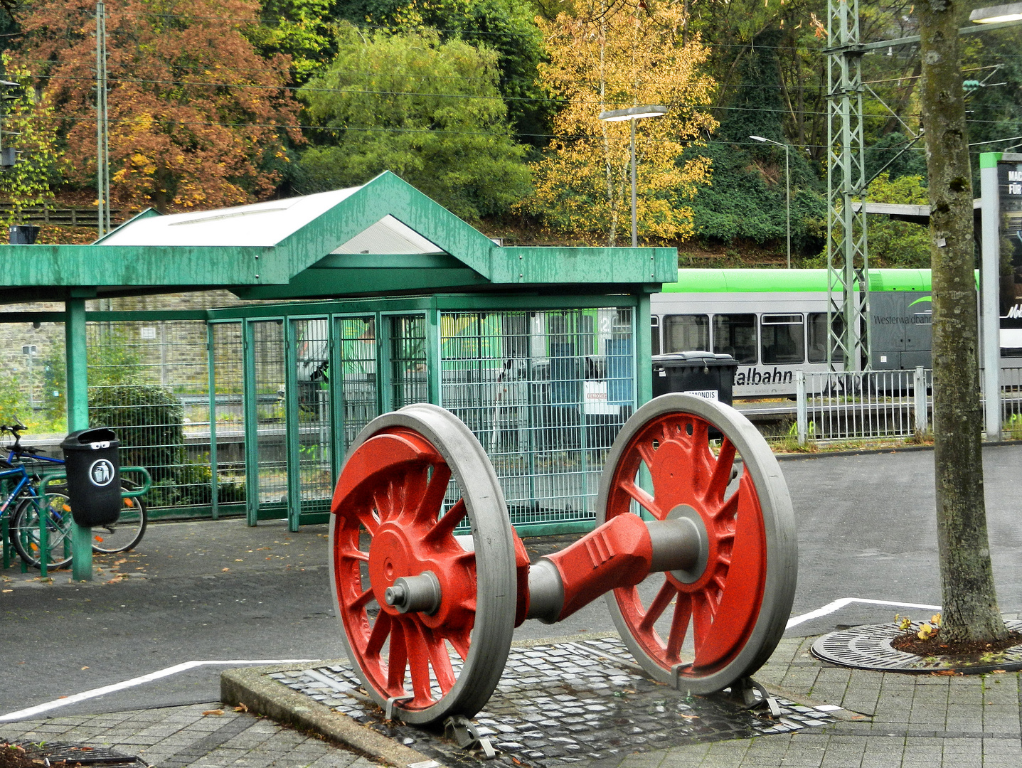 Erinnerung an bedeutende Eisenbahnzeiten