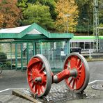 Erinnerung an bedeutende Eisenbahnzeiten