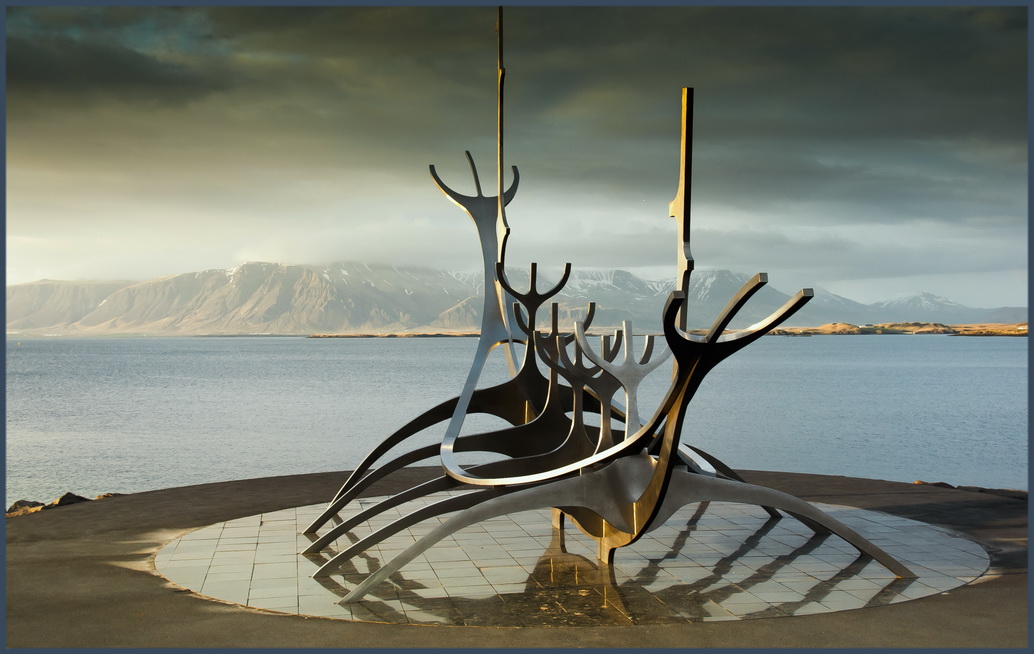 Erinnerung an die Vikinger - in Reykjavik Island