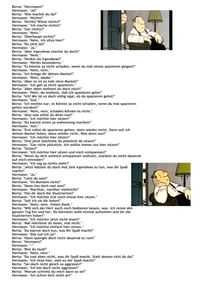 Loriot Ich Will Einfach Nur Hier Sitzen Text Erinnerung an Loriot: Einfach nur da sitzen... Foto & Bild | humor ist